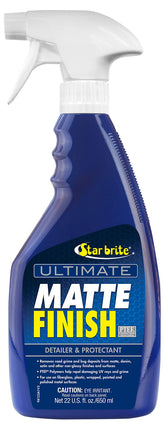 STAR BRITE Ultimate Matte Finish Detailer bottle pour enables quick waterless cleaning.