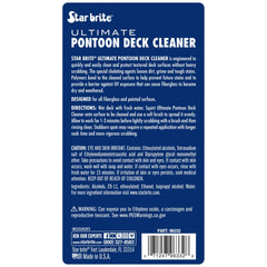 STAR BRITE Pontoon Deck Cleaner application brush for easy maintenance