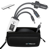 STARGEAR Starlink Mini Cable, 3-in-1 view, showing versatile power inputs for mobile use.