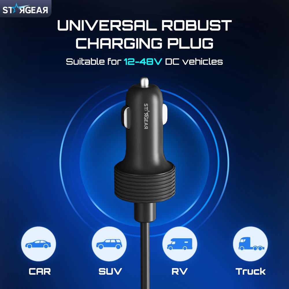 STARGEAR Starlink Mini ultra-low-resistance cable minimizes voltage drop during use