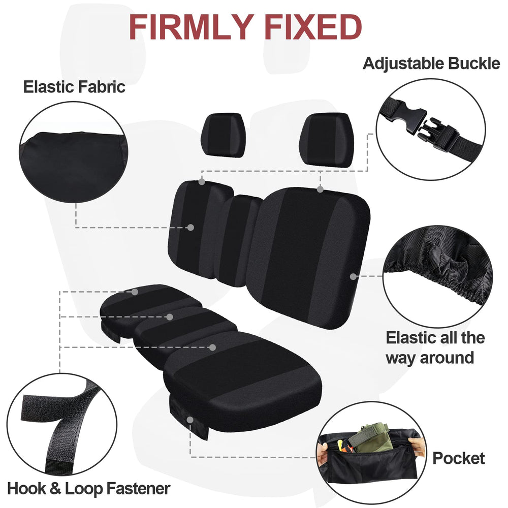 StarknightMT Defender seat cover offers all-around protection from sand, dirt, and claws.