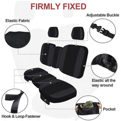 StarknightMT Defender seat cover offers all-around protection from sand, dirt, and claws.