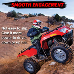 StarknightMT belt with heat-dissipating chloroprene rubber during rugged trail use