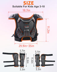 StarknightMT kids dirt bike gear breathable foam lining keeps kids cool