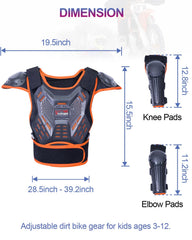 StarknightMT Kids Dirt Bike Gear breathable lining keeps young riders cool.