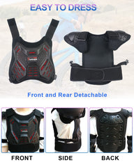 StarknightMT kids dirt bike gear quick-release buckles for easy on/off