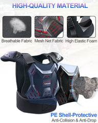 StarknightMT kids dirt bike gear shoulder protection supports smooth rides