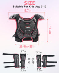 StarknightMT Straps and quick-release buckles to adjust fit as kids grow