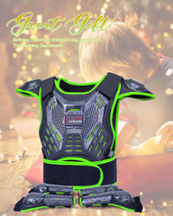 StarknightMT Kids Chest Protector worn by a child during outdoor riding