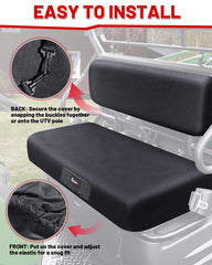 StarknightMT Mule back coverage demonstrates full seat protection