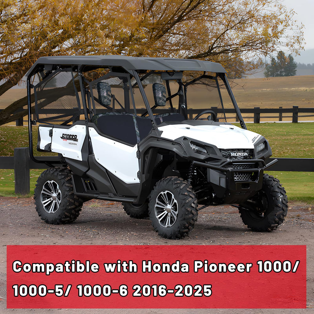 StarknightMT Pioneer 1000 water-repellent finish resists moisture on ride.