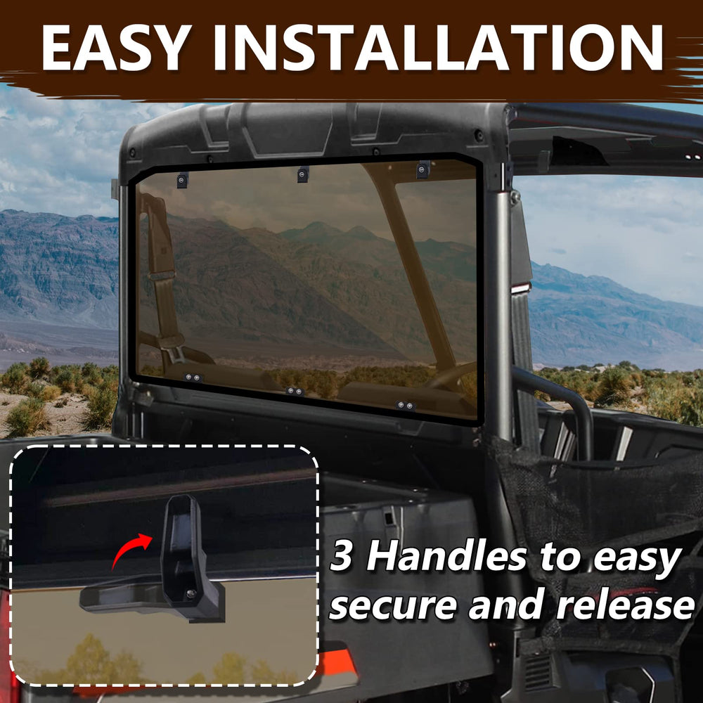 StarknightMT 500 rear window with durable UV protection