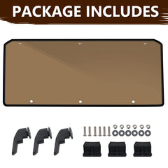 StarknightMT Crew rear window reduces rattles with secure bottom brackets