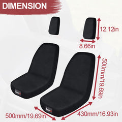 StarknightMT Rhino headrest covers included for full seat protection.
