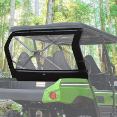 StarknightMT back window with reflective straps for better visibility at night.