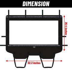 Dust-reducing effective rear panel for off-road driving with StarknightMT.