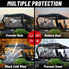 StarknightMT rear window with self-adhesive straps enabling easy install.