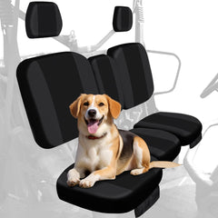 StarknightMT UTV Defender seat cover protects against water and dust on rugged trails.