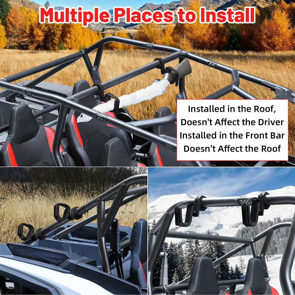 StarknightMT gun holder for 1.75-inch roll bars fits a wide range.