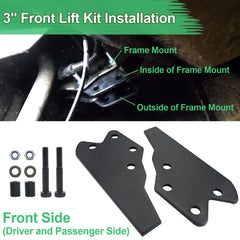 StarknightMT UTV Ranger lift rear assembly showing robust mounting points.
