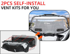 StarknightMT vent kit adapts to roof and door ventilation on UTVs