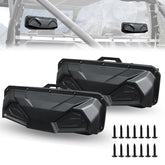 StarknightMT windshield vents install on polycarbonate windshield to improve airflow