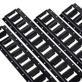 STARLEAPARTS 2' E Track rail shows rugged steel for secure trailer cargo.