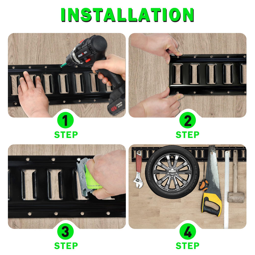 STARLEAPARTS track rail system for trucks, vans, and trailers supports secure transport.