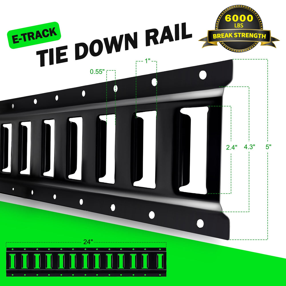 STARLEAPARTS E Track tie down kit with versatile anchor points for loads.