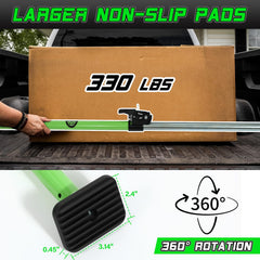 STARLEAPARTS cargo bar delivers 330lbs capacity for heavier loads.