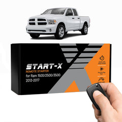 Start-X RAM 1500 remote kit harness for easy, wire-free installation.