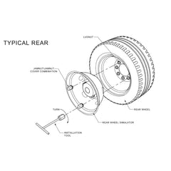STARTSHIP 910F 10-lug compatibility for Ford F-450/F-550
