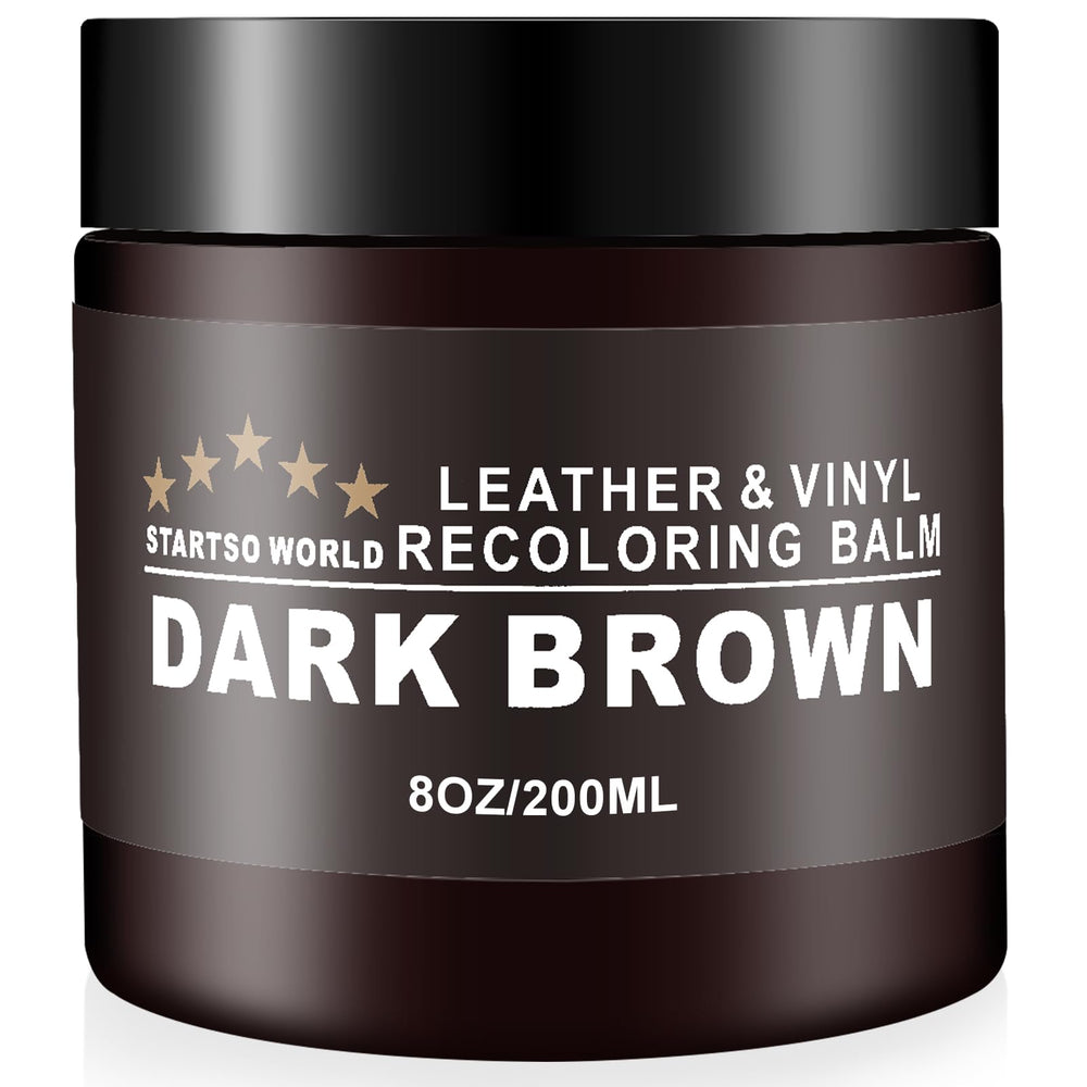 STARTSO WORLD leather dye balm bottle for quick, even color refresh.
