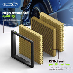 StaunchAuto cabin filter housing demonstrating easy fit in ductwork