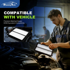 StaunchAuto engine filter for Sorento captures dust and debris.
