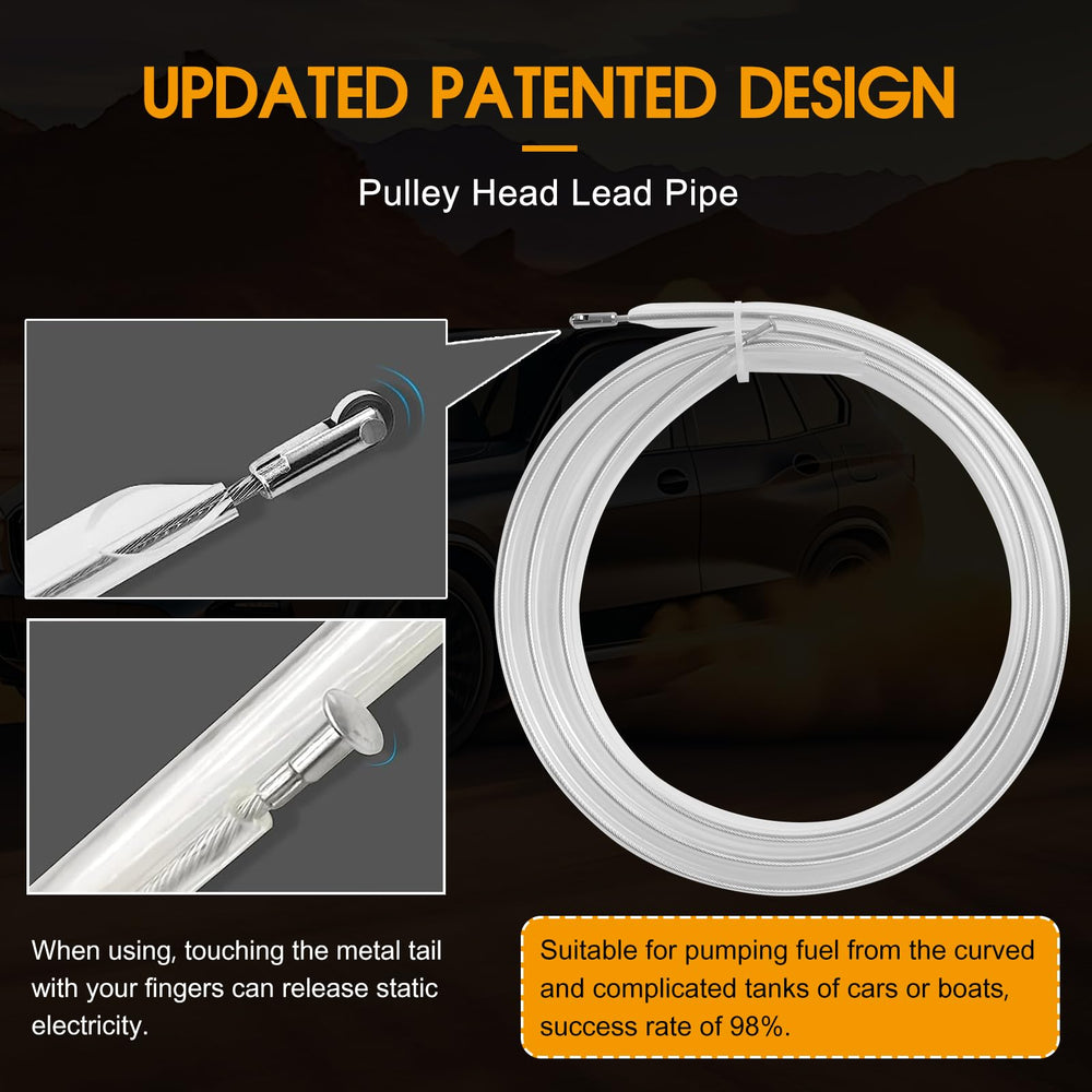 Steauty pump handles gasoline, diesel, and kerosene for low-viscosity fuels.