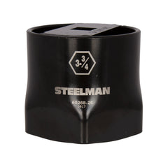 Steelman locknut socket in black finish for durable wheel nut work