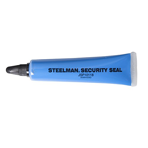 Steelman seal visible on metal surface for quick verification