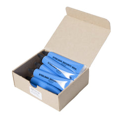 Steelman bright blue security seal on a fastener for tamper detection