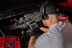 Steelman Pro jumper extensions enabling remote mounting in tight spaces
