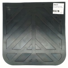 Steel Vision dual mud flaps safeguard trailers from spray and debris during routes.
