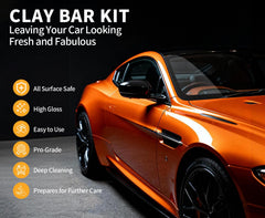 Stemni cleaning tools targeting headlights, chrome, and plastics for clarity.