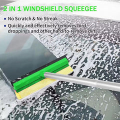 Stemni windshield squeegee delivers streak-free water removal.
