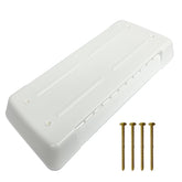 Sthovd vent lid cover for Dometic white protects against sun and rain.