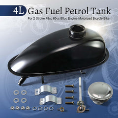 Sthus 4l petrol tank side view highlights integrated cap and seamless fit.