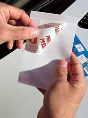 Safe peel-and-transfer without solvents or scraping.