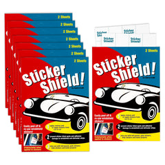 STICKER SHIELD windshield applicator enables seamless transfer between cars.