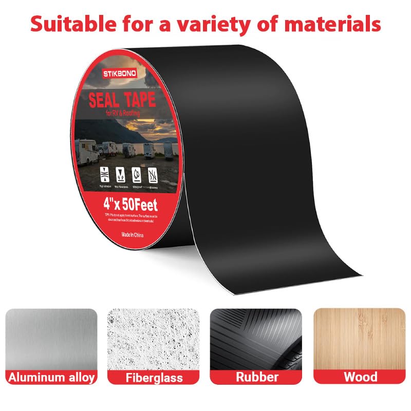STIKBOND appliance-tape-seal secures gaps behind appliances for moisture protection