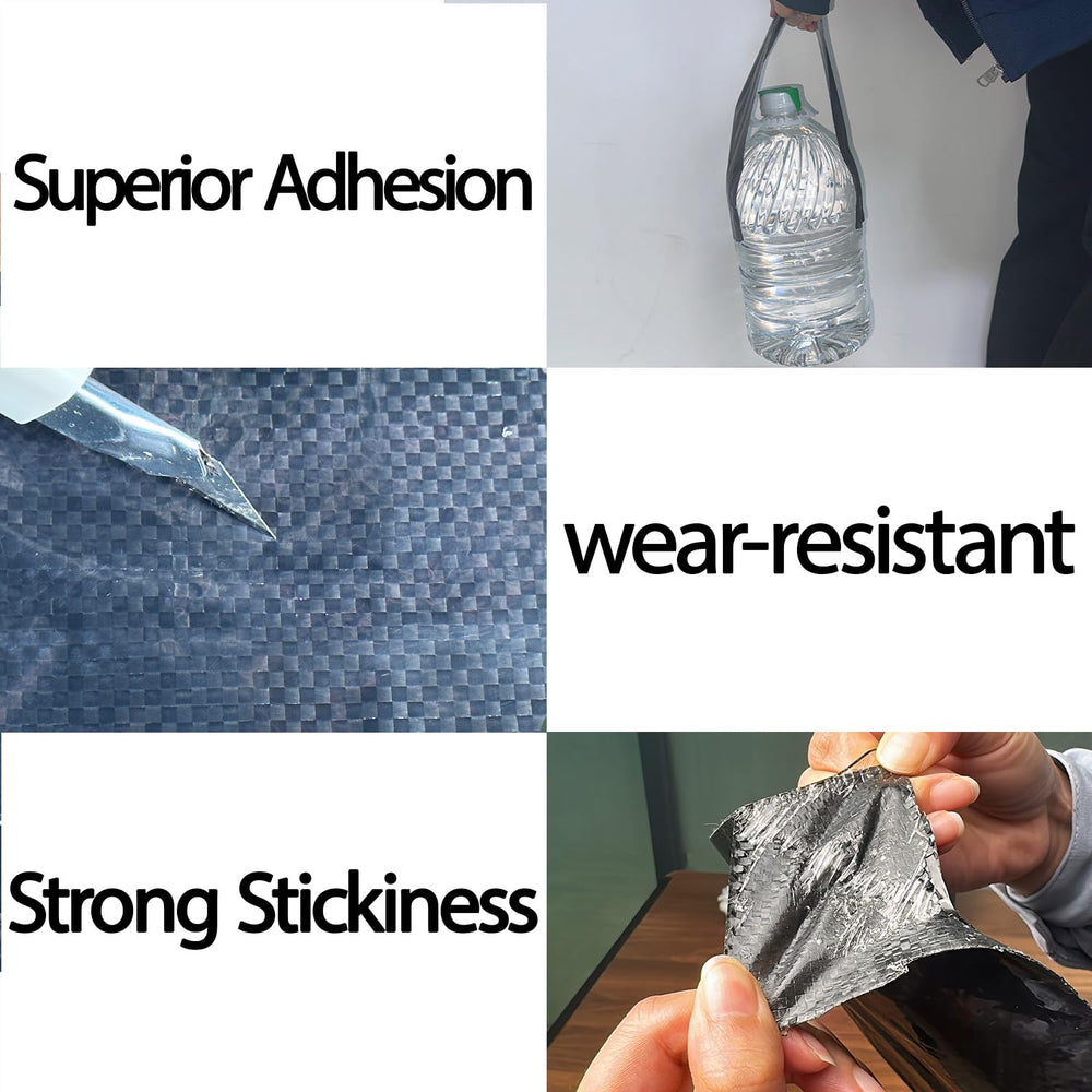 STIKBOND fabric-surface-repair-tape patches tears on RV exteriors with resilience.