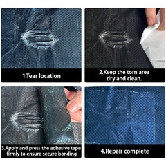 STIKBOND mobile-home-repair-tape-6x50ft patches damaged areas quickly outdoors.